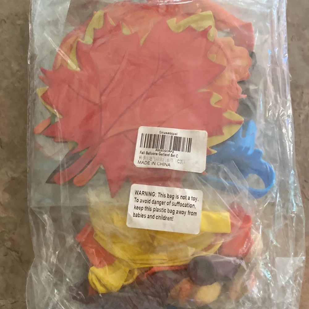 Fall balloon garland set